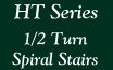 Half Turn Spiral Stairs with Custom Rails